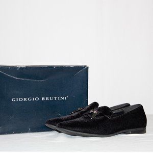Giorgio Brutini Black Cowell Shoes